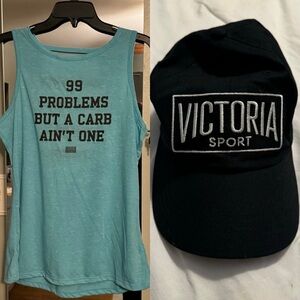 Victoria’s Secret Sport Tank Top & Hat